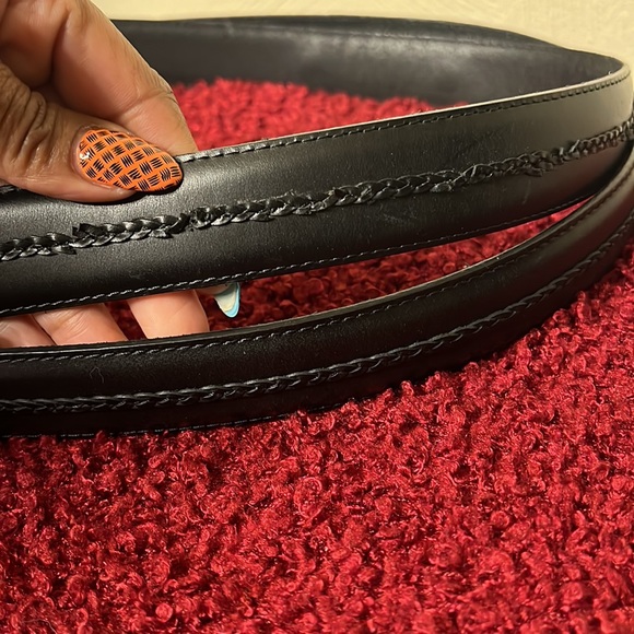 Onyx Brighton Black Leather and Silver Belt Men’s Size 42” (Bundle of 2) - Picture 5 of 13